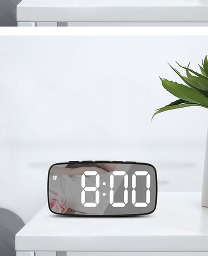 LED Mirror Alarm Clock